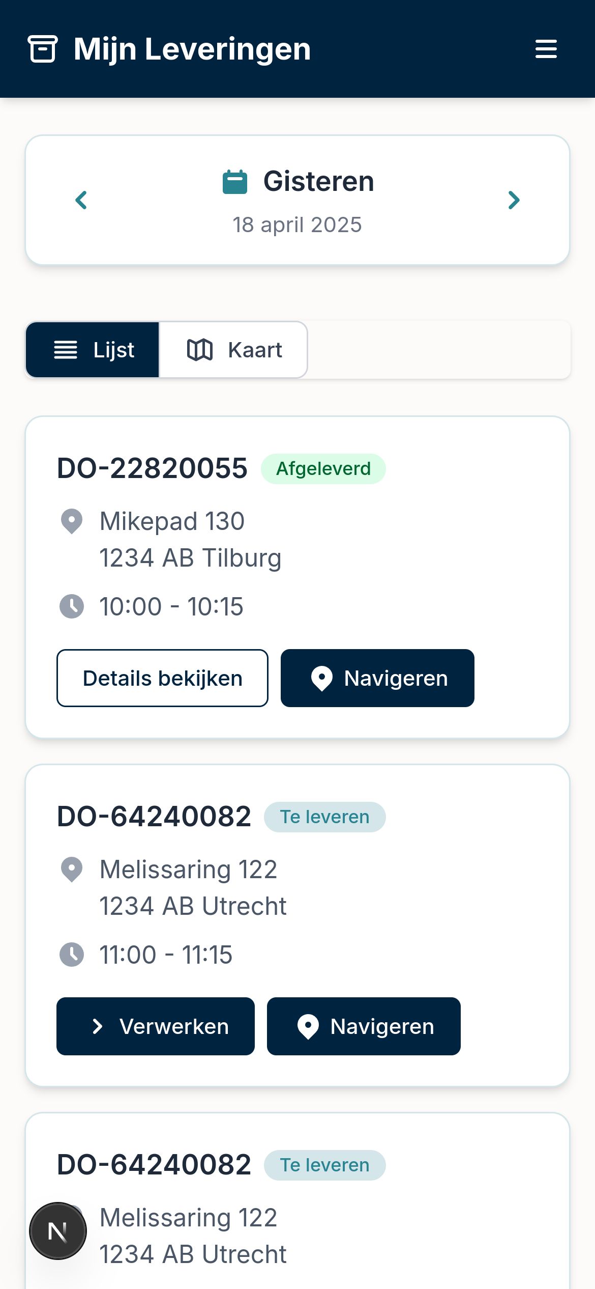 Delivery App