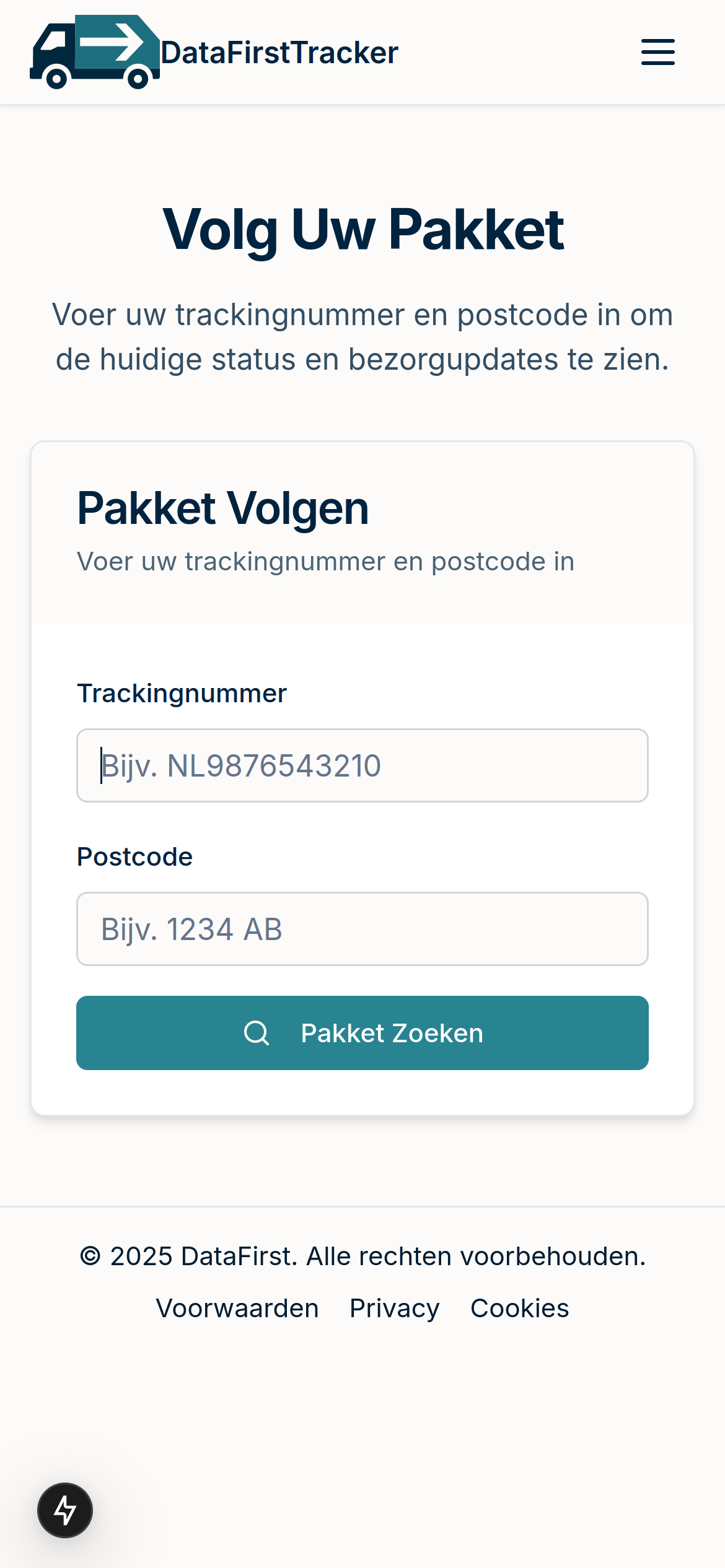 Track & Trace Portal